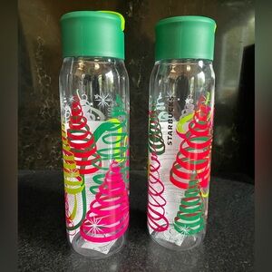 Starbucks Festive Swirl Water Bottles